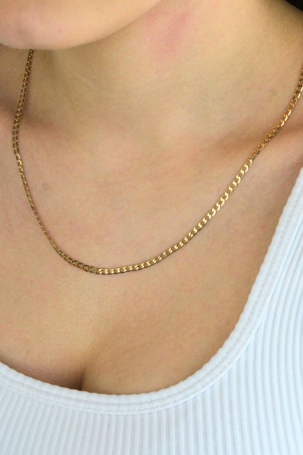 Złoty łańcuszek pancerka 585 – 2,7 mm, 60 cm  2.jpg